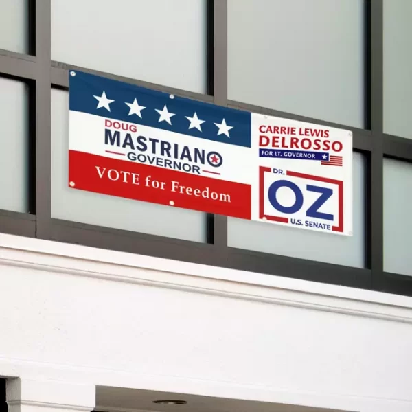 Mastriano DelRosso Dr OZ Freedom Banner 2