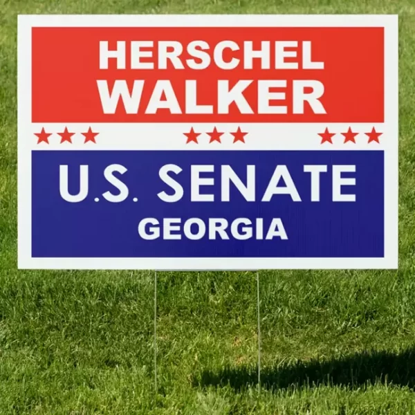 Herschel Walker Yard Sign