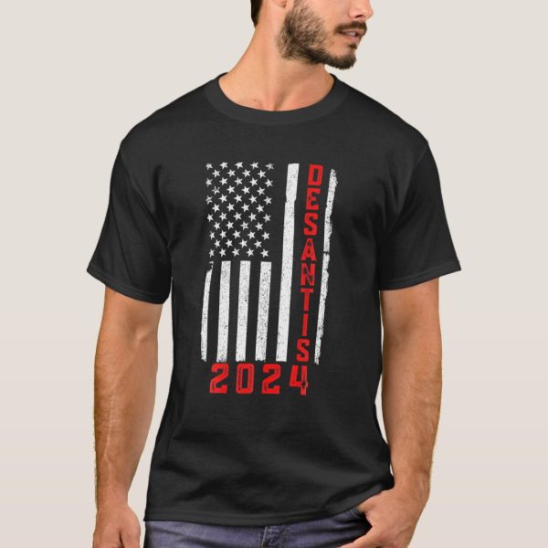 Desantis American Flag T-Shirt